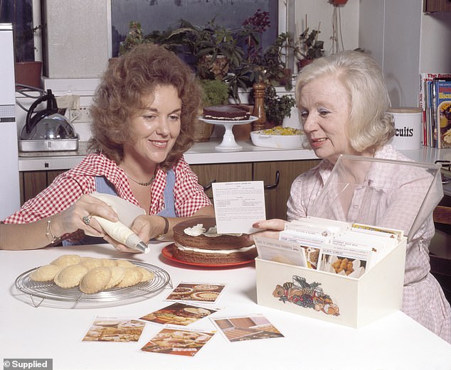 Pamela Clark (left), now 75, worked as the chief home economist at the Women