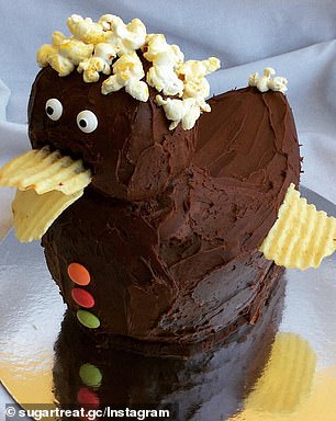She believes the first thing any child looks for on a cake are the lollies on the top, so as long as their favourites are in full view, they will be pleased