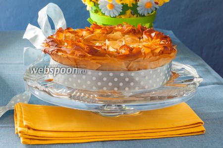 Фото рецепта Пасхальный пирог со шпинатом «Торта паскуалина»